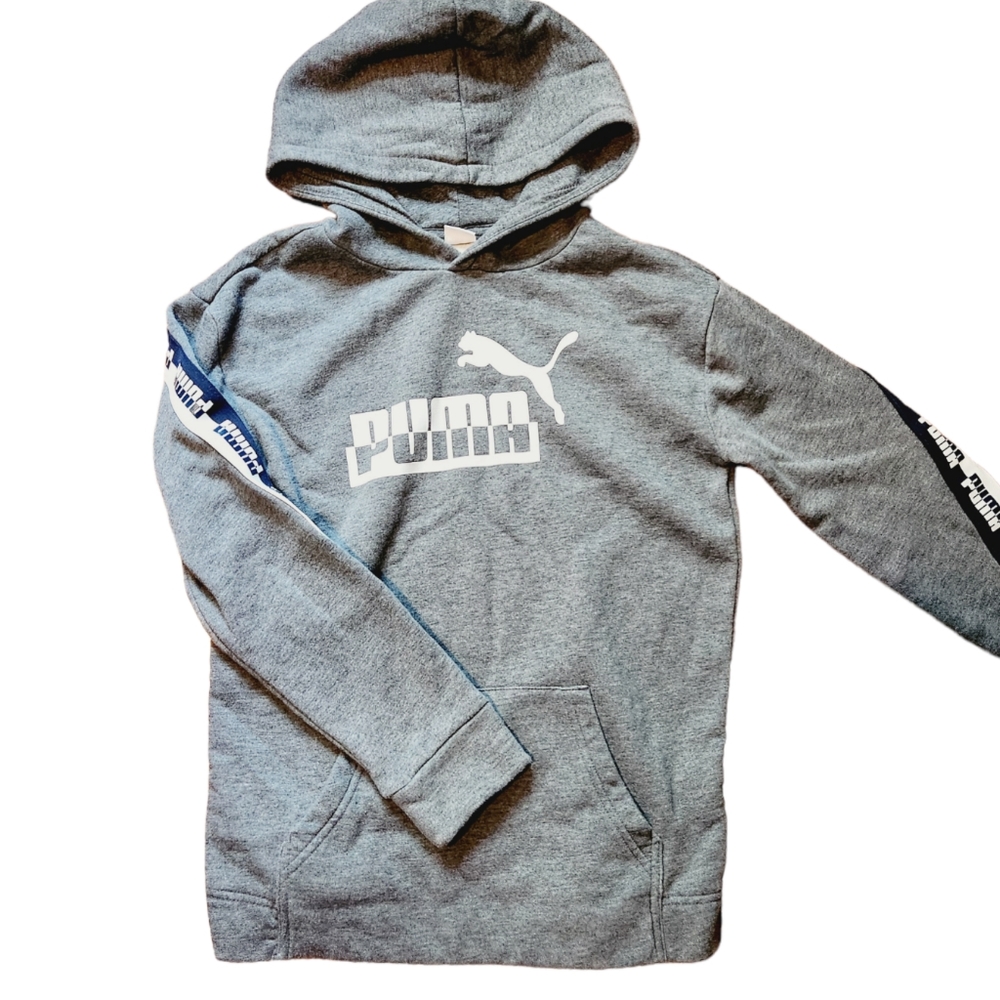 ❤️ 》 Puma Grey Hoodie Longsleeve Teen Size 14/16